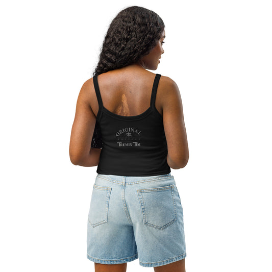 Damen Tanktop mit feiner Rippstruktur